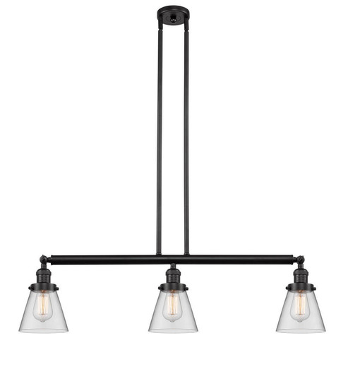 Cone - 3 Light - 39 inch - Oil Rubbed Bronze - Stem Hung - Adjustable Island Light (3442|213-OB-G62)