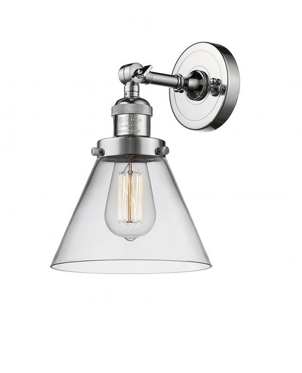 Cone - 1 Light - 8 inch - Polished Chrome - Adjustable Sconce (3442|203-PC-G42)