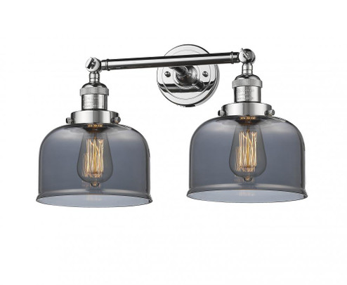 Bell - 2 Light - 19 inch - Polished Chrome - Adjustable Bath Vanity Light (3442|208-PC-G73)