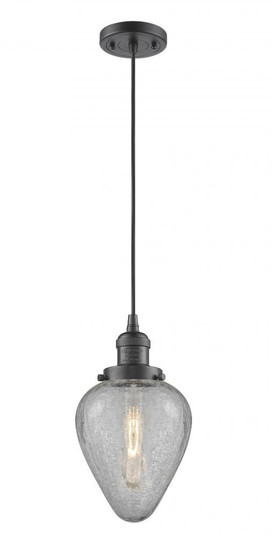 Geneseo - 1 Light - 7 inch - Oil Rubbed Bronze - Cord hung - Mini Pendant (3442|201C-OB-G165)