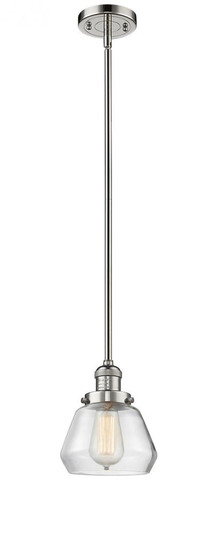 Fulton - 1 Light - 7 inch - Polished Nickel - Stem Hung - Mini Pendant (3442|201S-PN-G172)