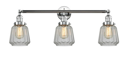 Chatham - 3 Light - 30 inch - Polished Chrome - Bath Vanity Light (3442|205-PC-G142)