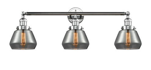 Fulton - 3 Light - 30 inch - Polished Chrome - Bath Vanity Light (3442|205-PC-G173)