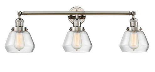 Fulton - 3 Light - 30 inch - Polished Nickel - Bath Vanity Light (3442|205-PN-G172)