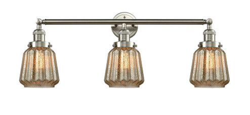 Chatham - 3 Light - 30 inch - Brushed Satin Nickel - Bath Vanity Light (3442|205-SN-G146)