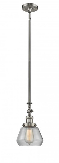 Fulton - 1 Light - 7 inch - Brushed Satin Nickel - Stem Hung - Adjustable Mini Pendant (3442|206-SN-G172)