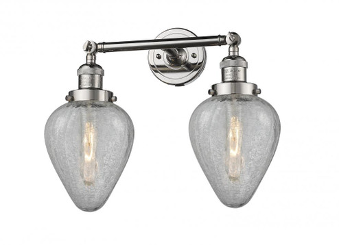 Geneseo - 2 Light - 17 inch - Polished Nickel - Adjustable Bath Vanity Light (3442|208-PN-G165)