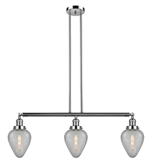 Geneseo - 3 Light - 38 inch - Polished Nickel - Stem Hung - Adjustable Island Light (3442|213-PN-G165)