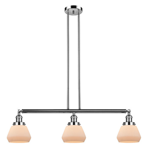 Fulton - 3 Light - 39 inch - Polished Nickel - Stem Hung - Adjustable Island Light (3442|213-PN-G171)
