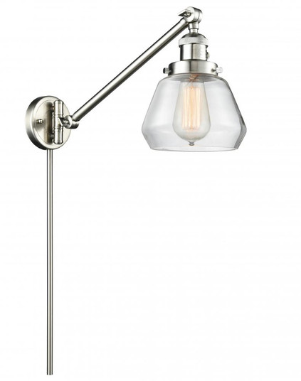 Fulton - 1 Light - 8 inch - Brushed Satin Nickel -Adjustable Swing Arm (3442|237-SN-G172)