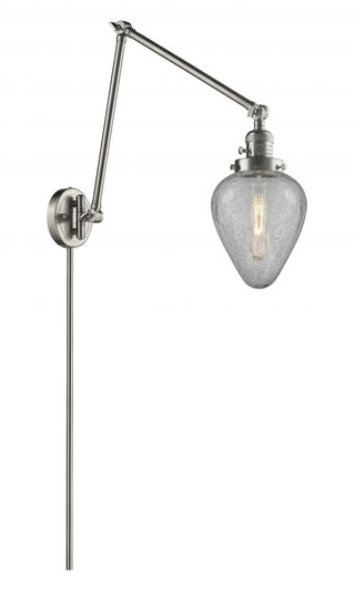 Geneseo - 1 Light - 8 inch - Brushed Satin Nickel -Adjustable Swing Arm (3442|238-SN-G165)