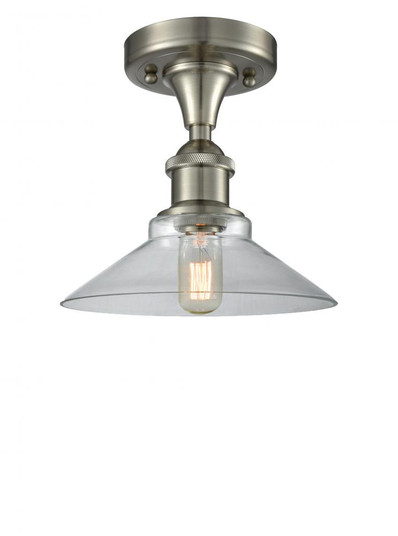 Orwell - 1 Light - 8 inch - Brushed Satin Nickel - Semi-Flush Mount (3442|516-1C-SN-G132)