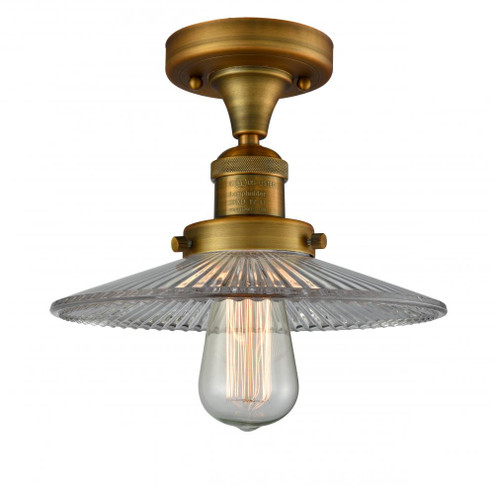 Halophane - 1 Light - 9 inch - Brushed Brass - Semi-Flush Mount (3442|517-1CH-BB-G2)
