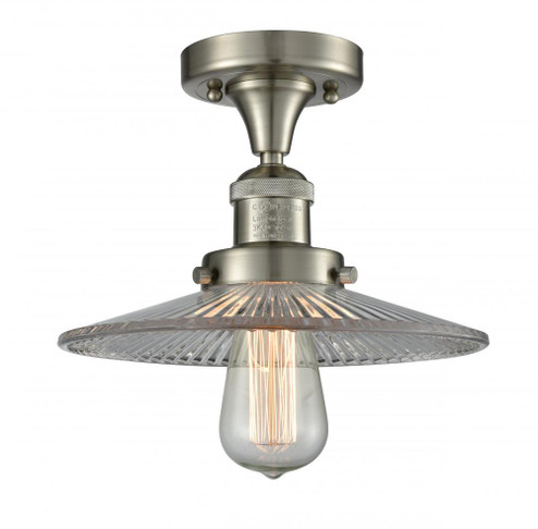 Halophane - 1 Light - 9 inch - Brushed Satin Nickel - Semi-Flush Mount (3442|517-1CH-SN-G2)