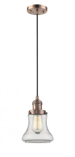 Bellmont - 1 Light - 6 inch - Antique Copper - Cord hung - Mini Pendant (3442|201C-AC-G192)