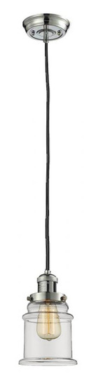 Canton - 1 Light - 6 inch - Polished Nickel - Cord hung - Mini Pendant (3442|201C-PN-G182)