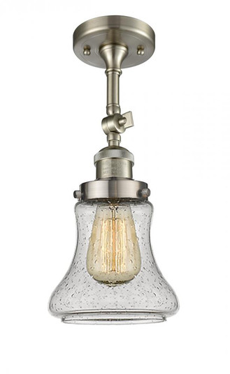 Bellmont - 1 Light - 6 inch - Brushed Satin Nickel - Adjustable Semi-Flush Mount (3442|201F-SN-G194)