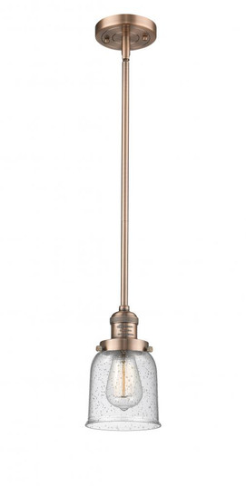 Bell - 1 Light - 5 inch - Antique Copper - Stem Hung - Mini Pendant (3442|201S-AC-G54)