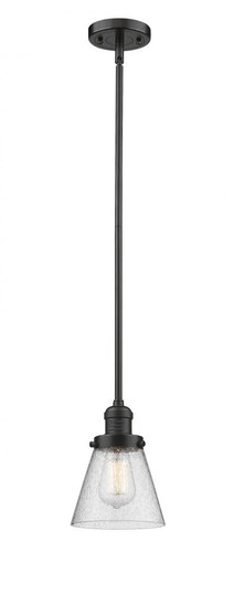 Cone - 1 Light - 6 inch - Oil Rubbed Bronze - Stem Hung - Mini Pendant (3442|201S-OB-G64)