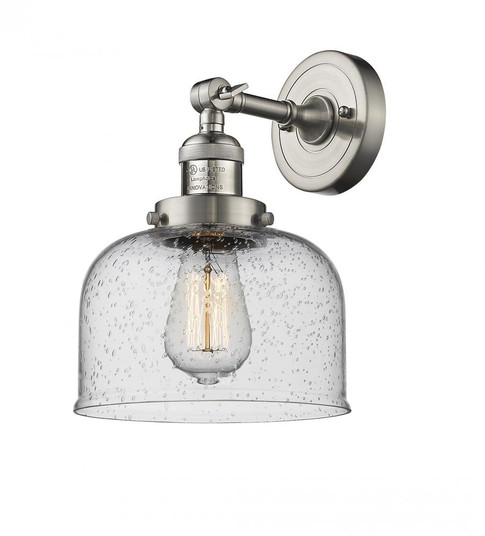 Bell - 1 Light - 8 inch - Brushed Satin Nickel - Adjustable Sconce (3442|203-SN-G74)