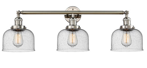 Bell - 3 Light - 32 inch - Polished Nickel - Bath Vanity Light (3442|205-PN-G74)