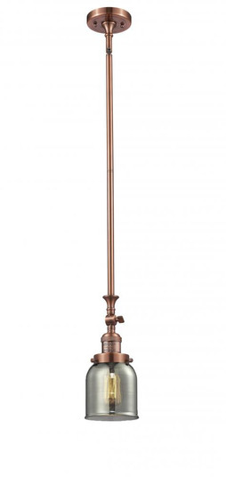 Bell - 1 Light - 5 inch - Antique Copper - Stem Hung - Adjustable Mini Pendant (3442|206-AC-G53)