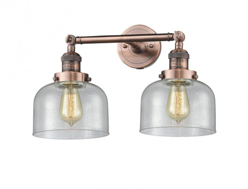 Bell - 2 Light - 19 inch - Antique Copper - Adjustable Bath Vanity Light (3442|208-AC-G74)