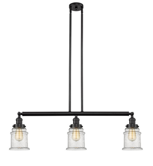 Canton - 3 Light - 39 inch - Oil Rubbed Bronze - Stem Hung - Adjustable Island Light (3442|213-OB-G184)