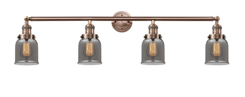 Bell - 4 Light - 42 inch - Antique Copper - Adjustable Bath Vanity Light (3442|215-AC-G53)