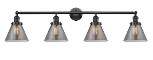 Cone - 4 Light - 44 inch - Oil Rubbed Bronze - Adjustable Bath Vanity Light (3442|215-OB-G43)