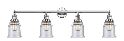 Canton - 4 Light - 42 inch - Polished Chrome - Adjustable Bath Vanity Light (3442|215-PC-G184)