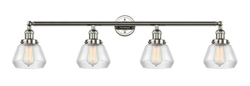 Fulton - 4 Light - 43 inch - Polished Nickel - Adjustable Bath Vanity Light (3442|215-PN-G172)