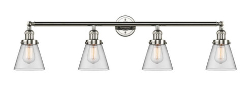 Cone - 4 Light - 42 inch - Polished Nickel - Adjustable Bath Vanity Light (3442|215-PN-G62)