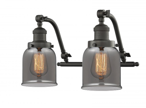 Bell - 2 Light - 18 inch - Oil Rubbed Bronze - Adjustable Bath Vanity Light (3442|515-2W-OB-G53)