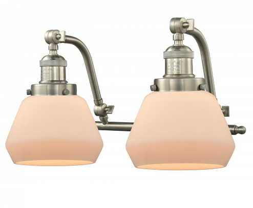 Fulton - 2 Light - 18 inch - Brushed Satin Nickel - Adjustable Bath Vanity Light (3442|515-2W-SN-G171)
