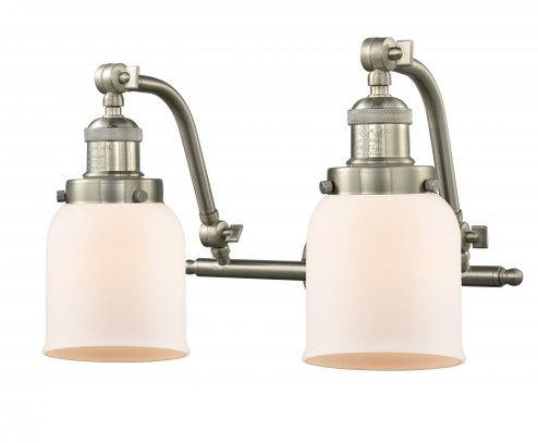 Bell - 2 Light - 18 inch - Brushed Satin Nickel - Adjustable Bath Vanity Light (3442|515-2W-SN-G51)