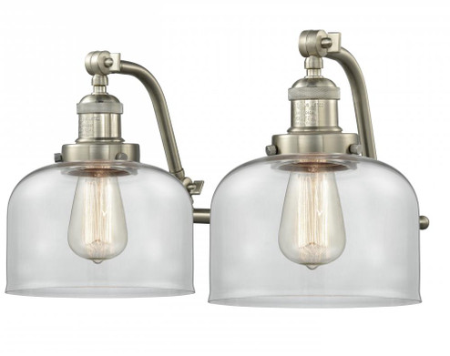 Bell - 2 Light - 18 inch - Brushed Satin Nickel - Adjustable Bath Vanity Light (3442|515-2W-SN-G72)