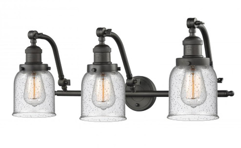 Bell - 3 Light - 28 inch - Oil Rubbed Bronze - Adjustable Bath Vanity Light (3442|515-3W-OB-G54)