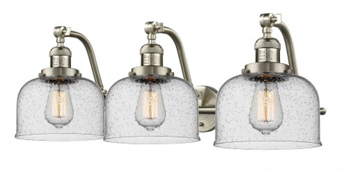 Bell - 3 Light - 28 inch - Brushed Satin Nickel - Adjustable Bath Vanity Light (3442|515-3W-SN-G74)
