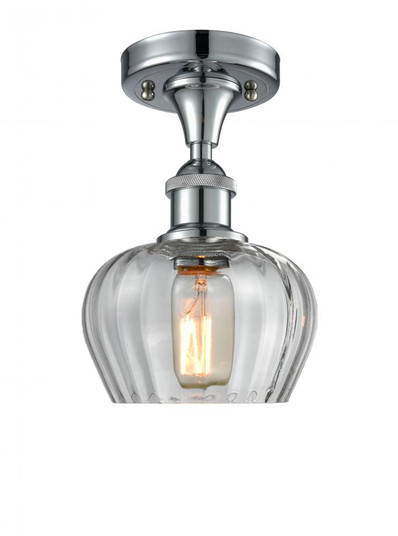 Fenton - 1 Light - 7 inch - Polished Chrome - Semi-Flush Mount (3442|516-1C-PC-G92)
