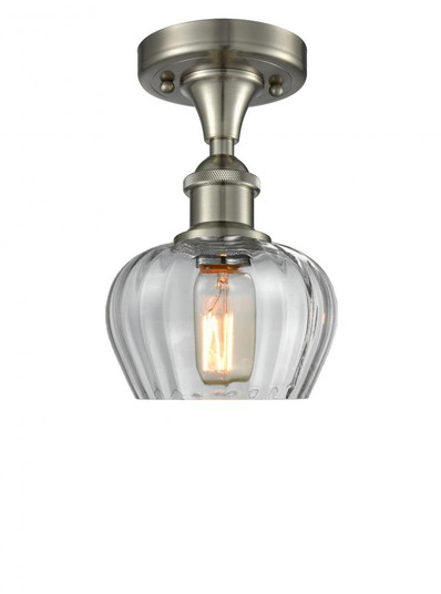 Fenton - 1 Light - 7 inch - Brushed Satin Nickel - Semi-Flush Mount (3442|516-1C-SN-G92)