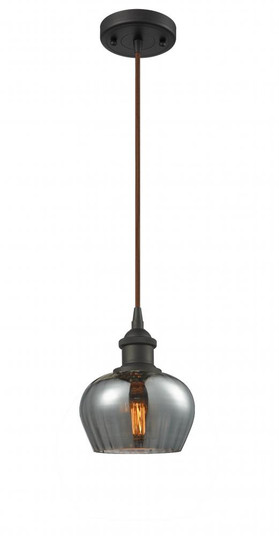 Fenton - 1 Light - 7 inch - Oil Rubbed Bronze - Cord hung - Mini Pendant (3442|516-1P-OB-G93)