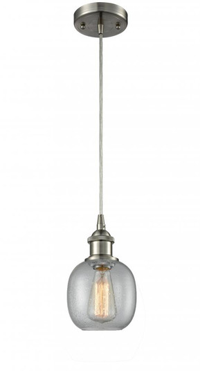 Belfast - 1 Light - 6 inch - Brushed Satin Nickel - Cord hung - Mini Pendant (3442|516-1P-SN-G104)