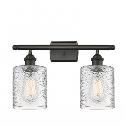 Cobbleskill - 2 Light - 15 inch - Oil Rubbed Bronze - Bath Vanity Light (3442|516-2W-OB-G112)