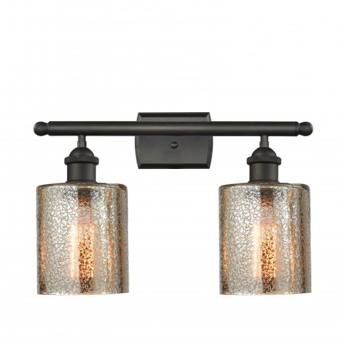 Cobbleskill - 2 Light - 15 inch - Oil Rubbed Bronze - Bath Vanity Light (3442|516-2W-OB-G116)
