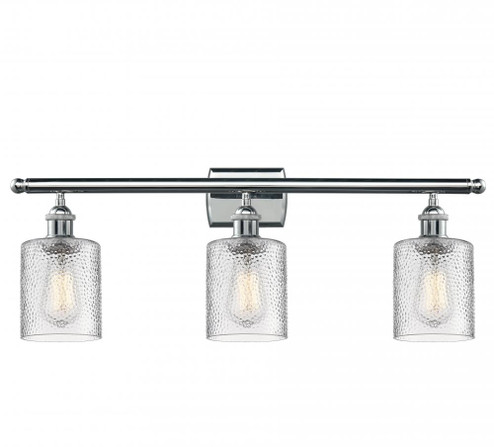 Cobbleskill - 3 Light - 25 inch - Polished Chrome - Bath Vanity Light (3442|516-3W-PC-G112)