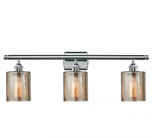 Cobbleskill - 3 Light - 25 inch - Polished Chrome - Bath Vanity Light (3442|516-3W-PC-G116)