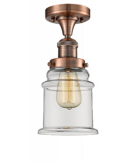 Canton - 1 Light - 6 inch - Antique Copper - Semi-Flush Mount (3442|517-1CH-AC-G182)