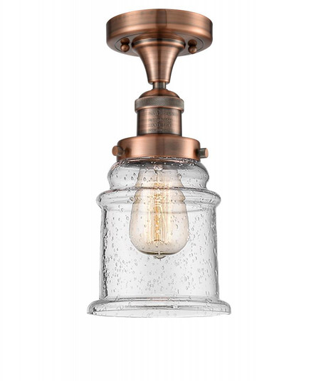 Canton - 1 Light - 6 inch - Antique Copper - Semi-Flush Mount (3442|517-1CH-AC-G184)