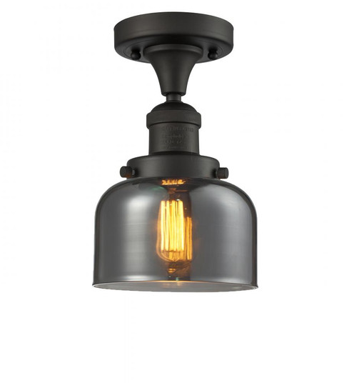 Bell - 1 Light - 8 inch - Oil Rubbed Bronze - Semi-Flush Mount (3442|517-1CH-OB-G73)
